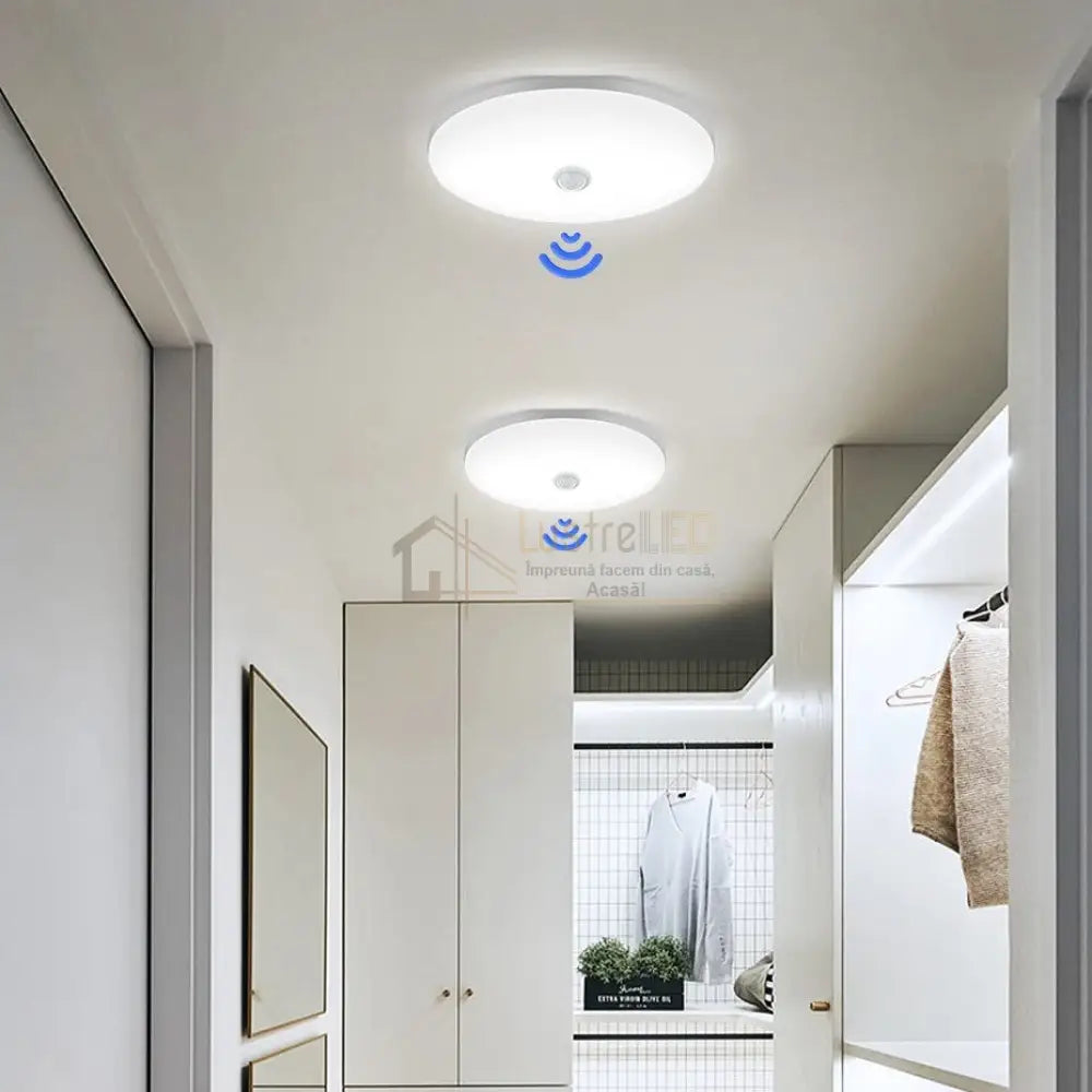 Plafoniera Led 18W Senzor Miscare Echivalent 180W Frameless