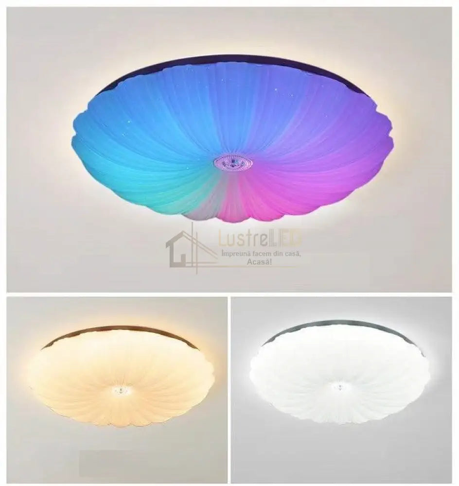 Plafoniera Led 240W Rgb + Cct Telecomanda Bluetooth Ceiling Light