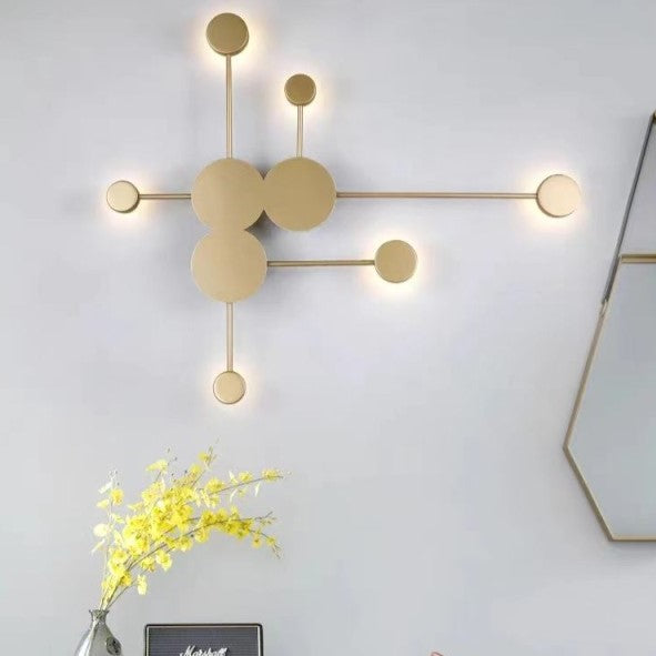 Aplica LED Modern Style-6 Gold Echivalent 200W