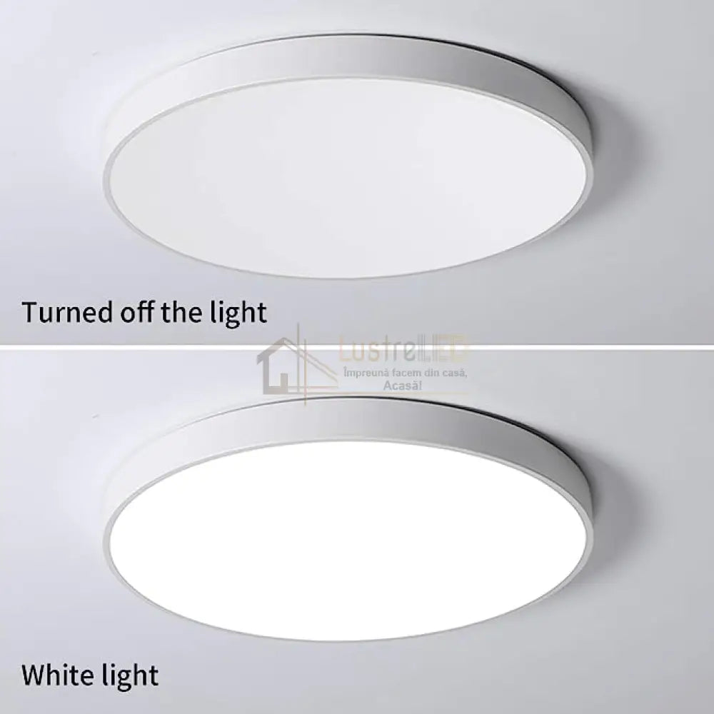 Plafoniera Led 30W Ultra-Thin Rotunda Echivalent 300W Led Ceiling Light