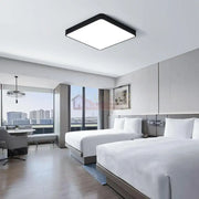Plafoniera Led 40W Ultra-Thin Black Patrata Echivalent 400W Led Ceiling Light