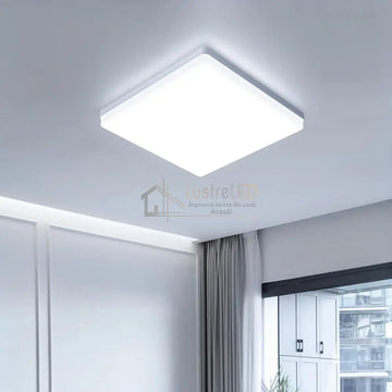 Plafoniera LED 48W FRAMELESS Patrata Echivalent 400W