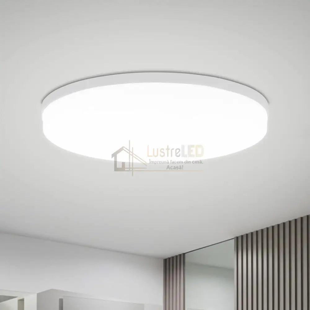 Plafoniera Led 48W Frameless Rotunda Echivalent 400W Led Ceiling Light