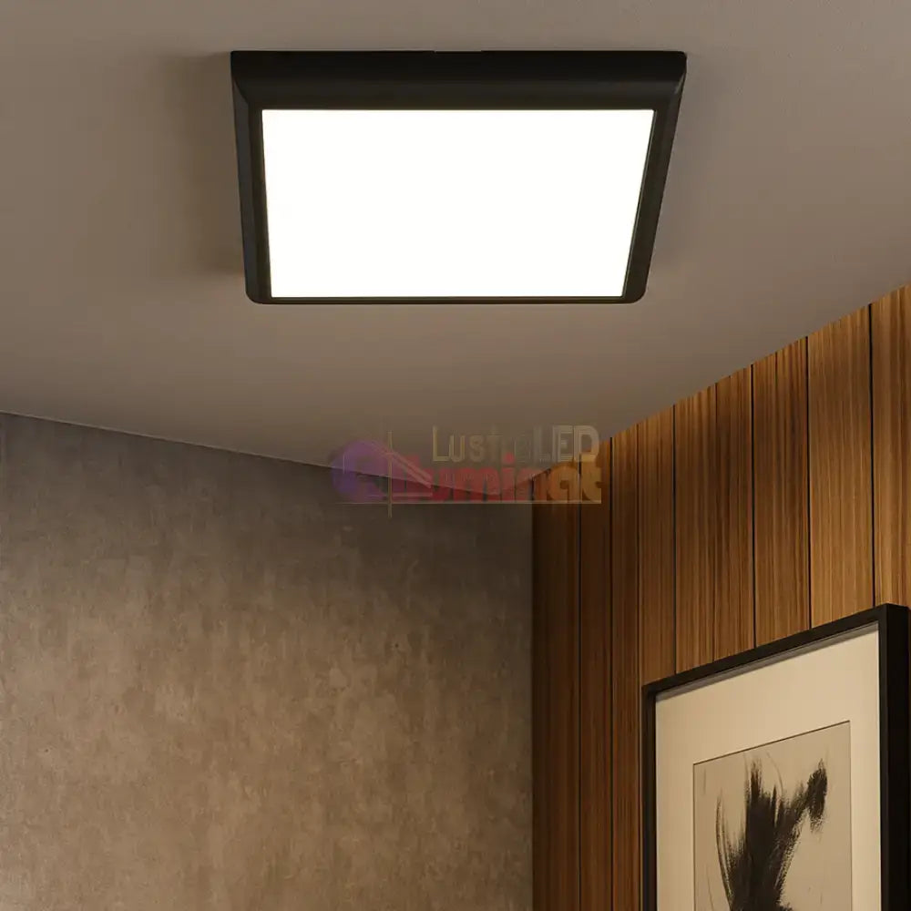 Plafoniera LED Baie 20W Square IP40 3 Lumini Echivalent 200W lustreled.ro
