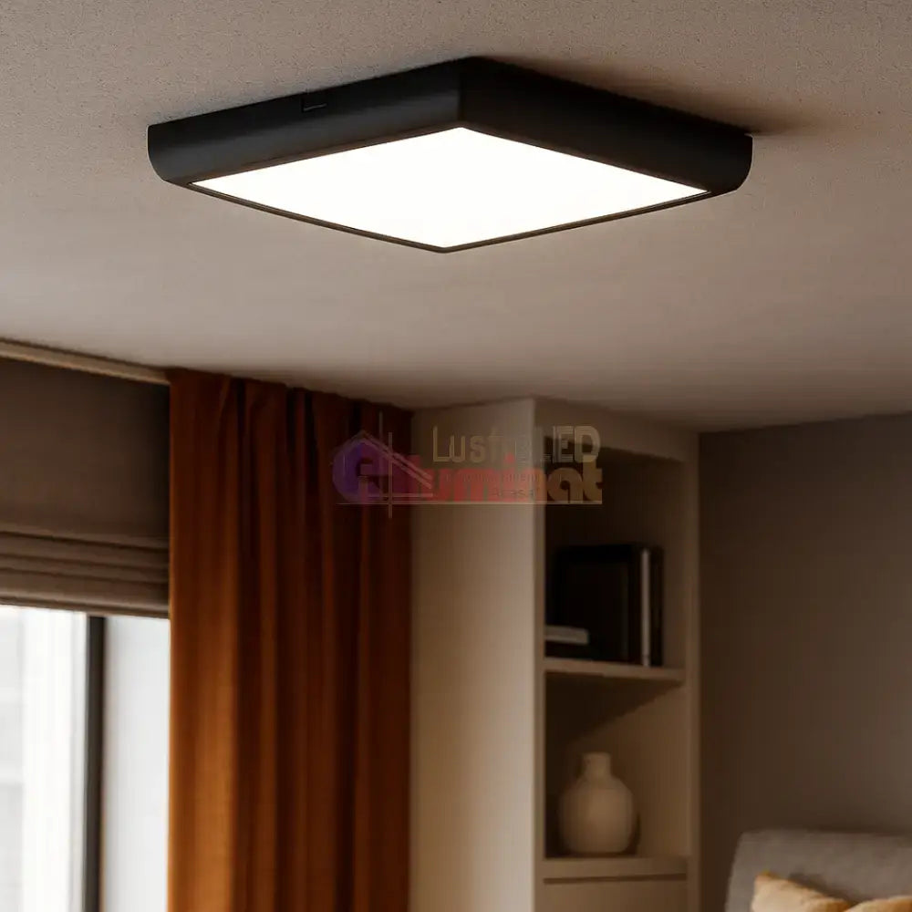 Plafoniera LED Baie 20W Square IP40 3 Lumini Echivalent 200W lustreled.ro