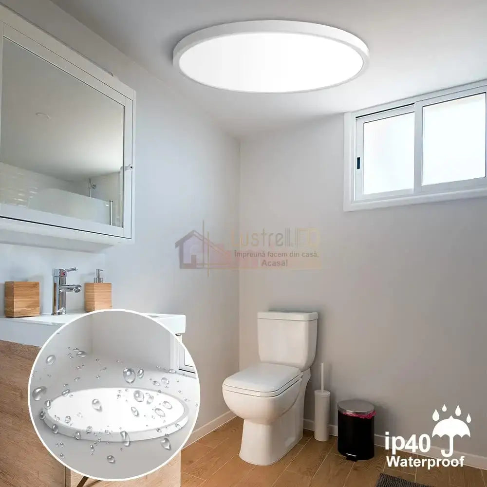 Plafoniera LED Baie 40W 50cm IP40 3 Lumini Echivalent 320W led ceiling light
