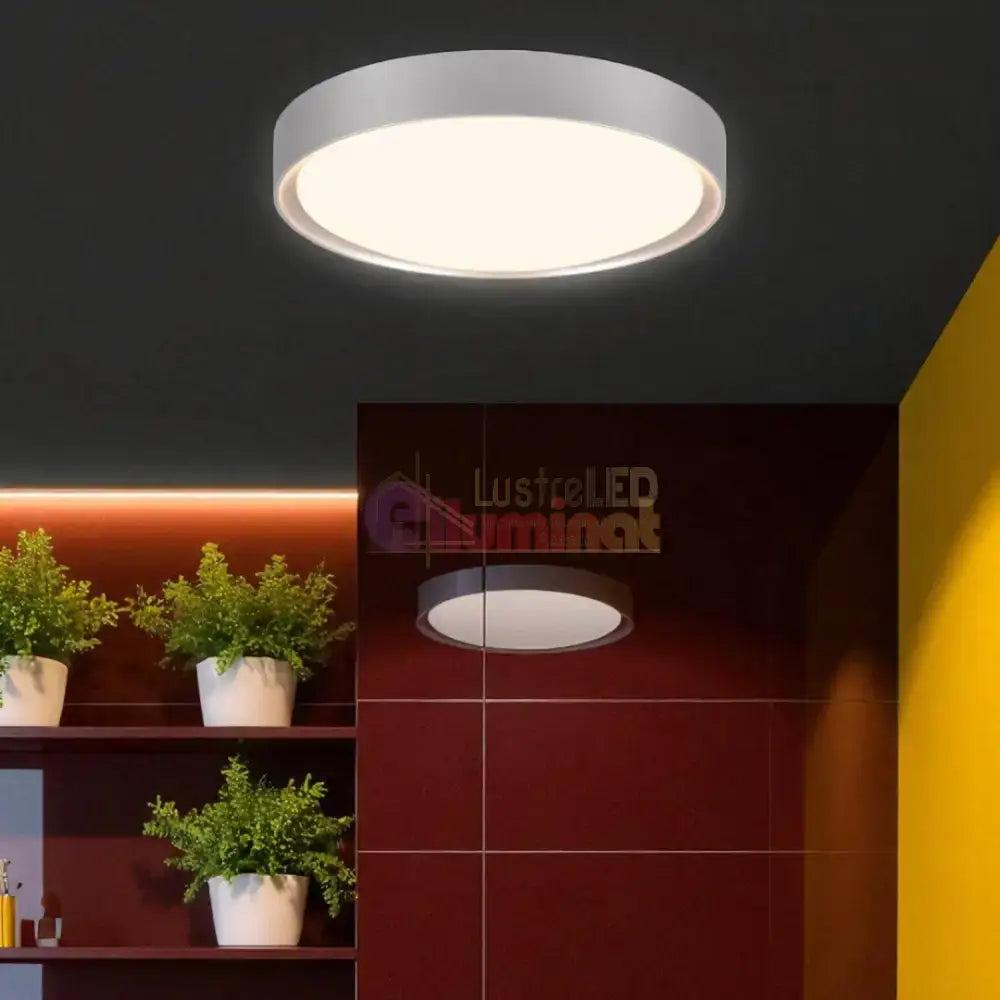 Lustra LED CLARIMO White lustreled.ro