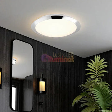 Lustra LED UMBERTO Crom lustreled.ro