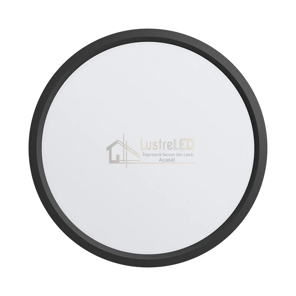 Plafoniera LED Baie Zetta 20W 23cm IP40 3 Lumini Black Echivalent 160W led ceiling light