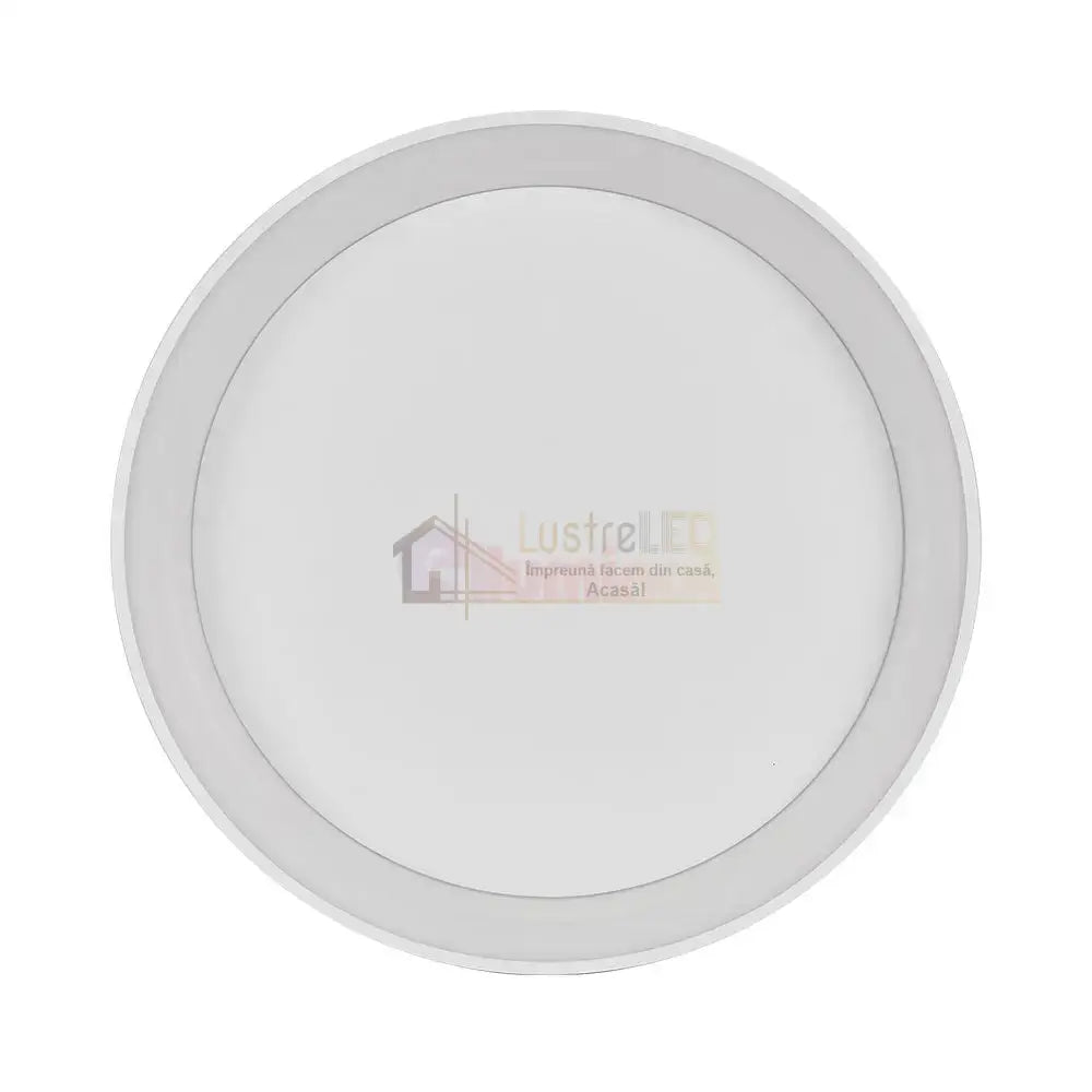 Lustra LED GIRONA White 3 Lumini din buton Echivalent 400W ALBA / 48CM / CIRCLE DESIGN Lighting Fixtures