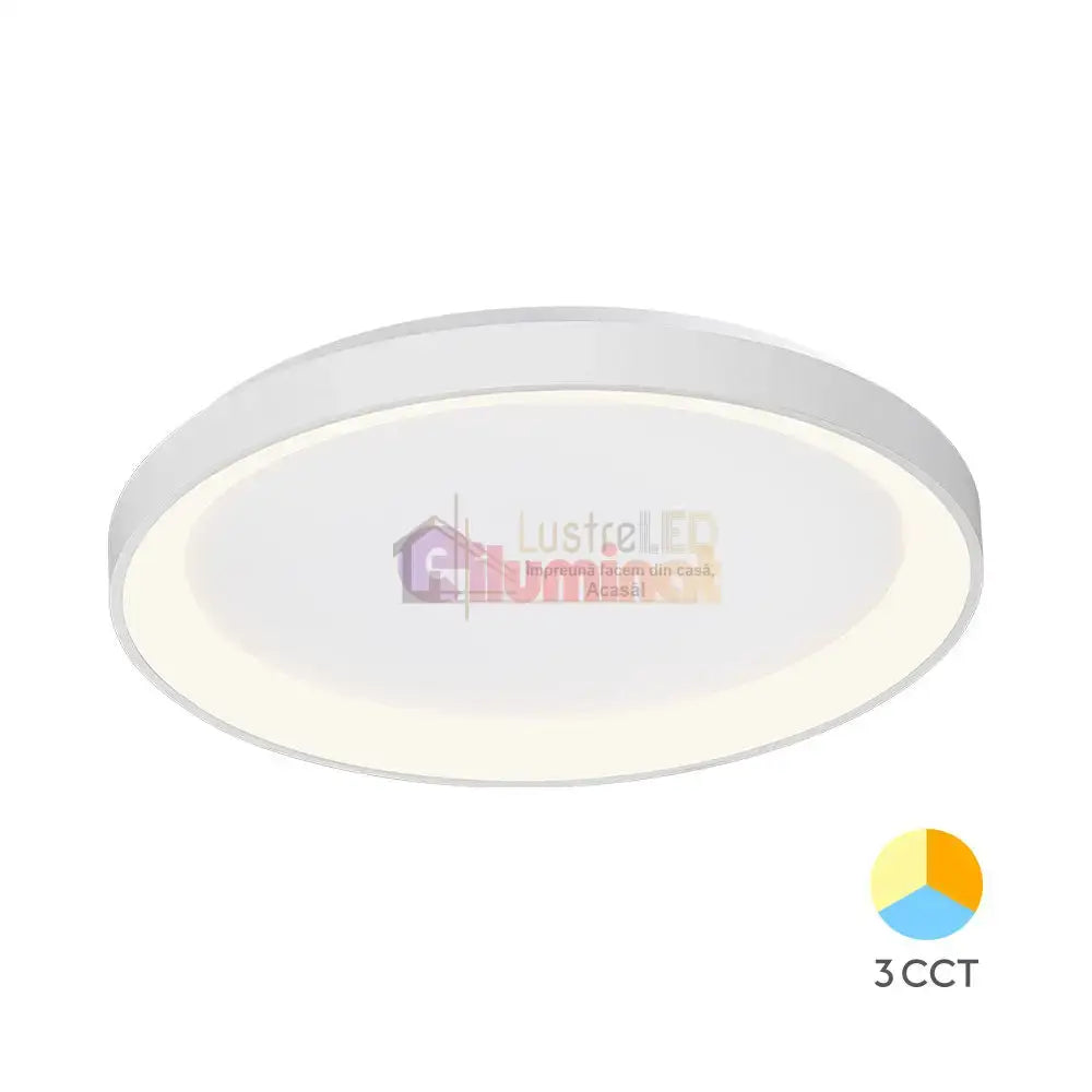 Lustra LED GIRONA White, 3 Lumini din buton, Echivalent 400W lustreled.ro