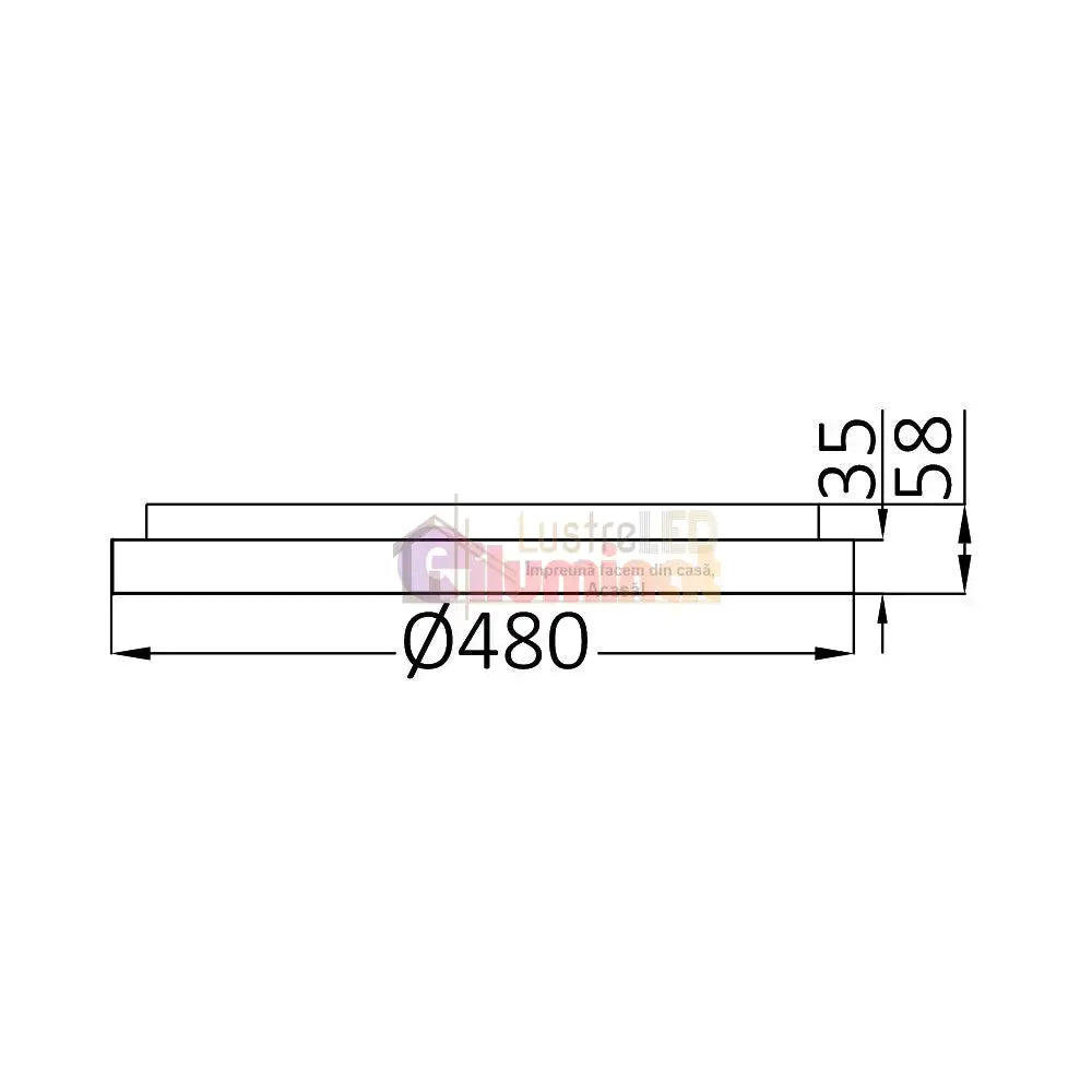 Lustra LED GIRONA White, 3 Lumini din buton, Echivalent 400W lustreled.ro