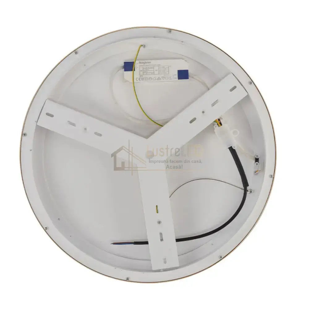 Lustra LED Aplicata GOLD BELLA 36W 3IN1 lustreled.ro