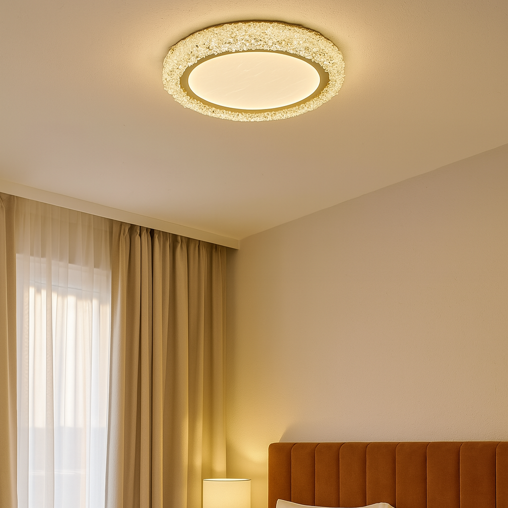 Lustra Aplicata Crystal Golden Sponge Deluxe Lighting Fixtures