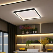 Plafoniera LED ROTONDA Black Premium lustreled.ro