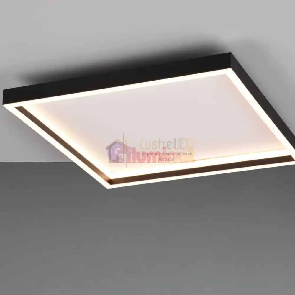 Plafoniera LED ROTONDA Black Premium lustreled.ro
