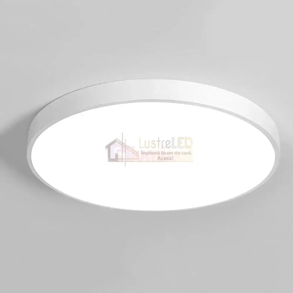 Plafoniera LED Rotunda 50cm IP44 ULTRA-THIN Echivalent 600W ALB RECE / 60W / ALBA led ceiling light