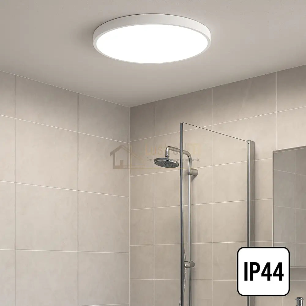 Plafoniera LED Rotunda 40W 40cm IP44 ULTRA-THIN Echivalent 400W ALB RECE / 40W / ALBA led ceiling light