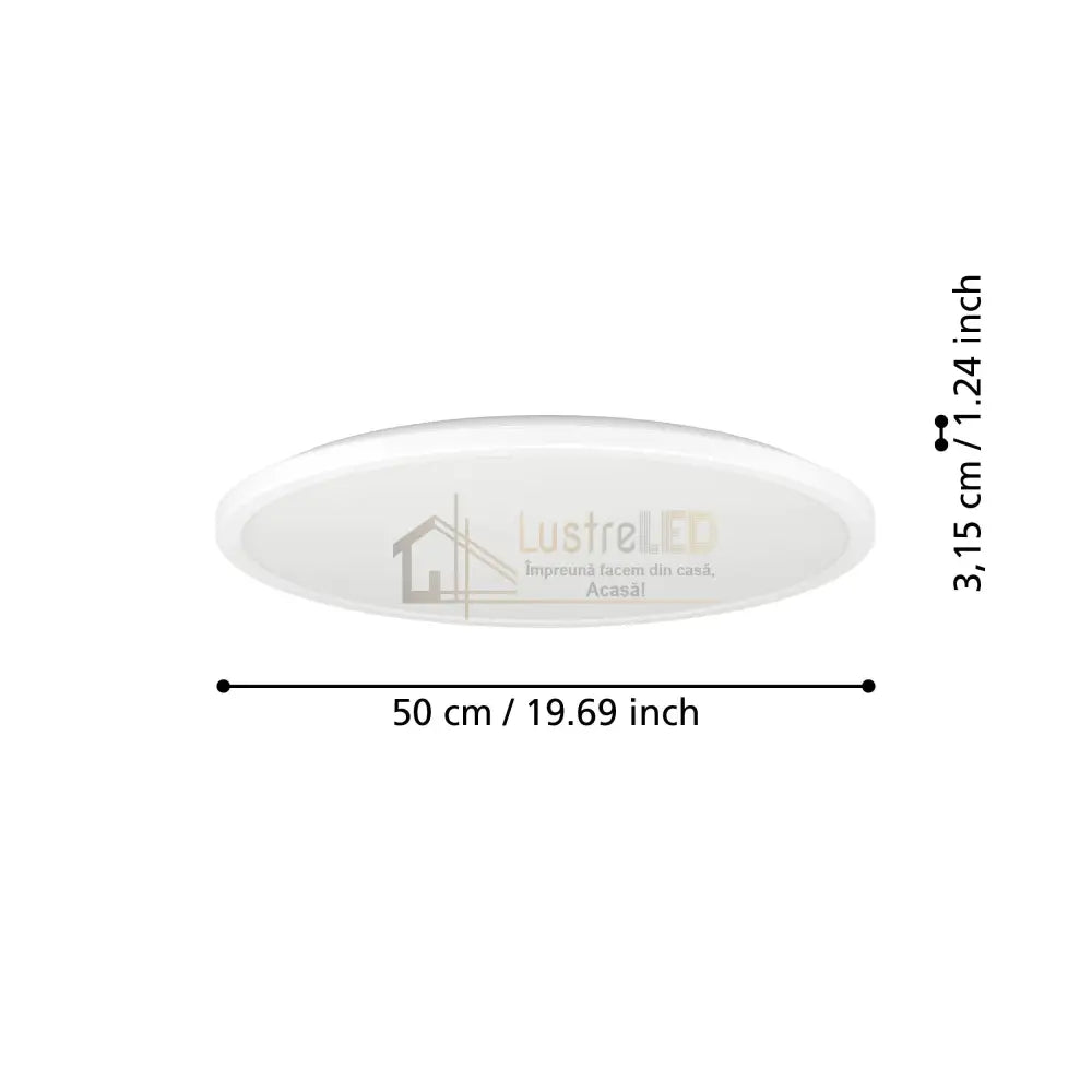 Plafoniera LED RGB + TW ROVITO Z EGLO 17W Echivalent 85W 901473 PLAFONIERA LED / 17W led ceiling light