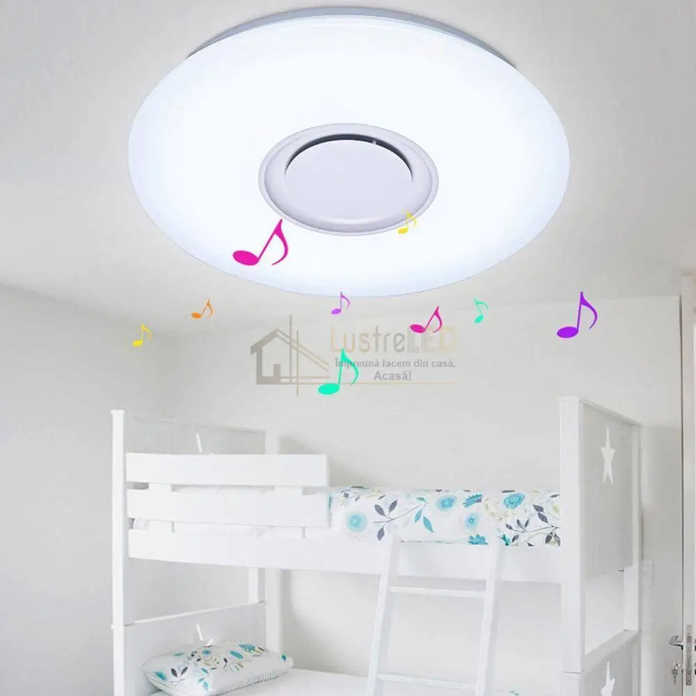 Plafoniera Led Smart 36W Rgbw Cu Bluetooth Echivalent 300W Led Ceiling Light