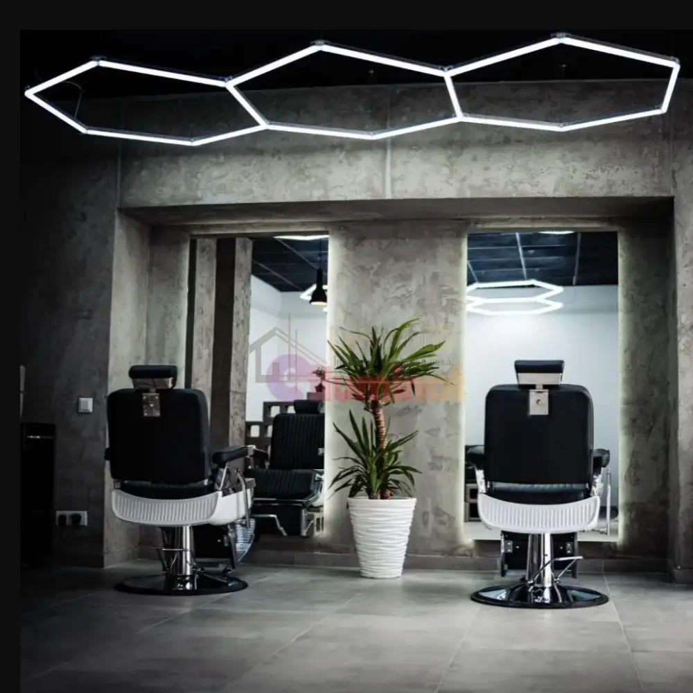 Plafoniera Led Tip Hexagon 98X244Cm 160W Echivalent 1500W Honeycomb Light