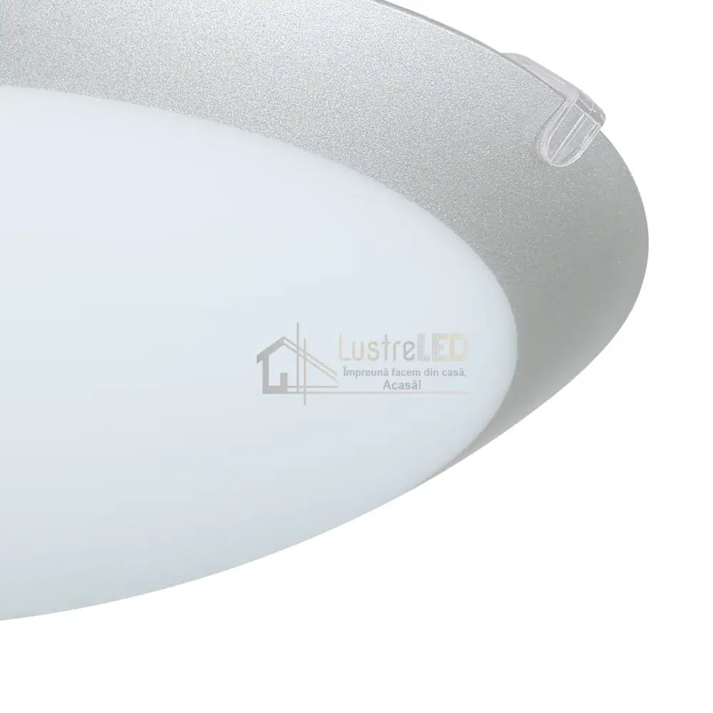 Plafoniera MARS 1 Silver & White Rotunda 25CM led ceiling light