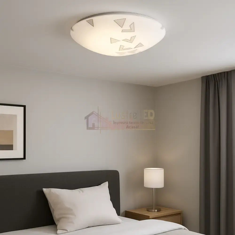 Plafoniera MARS White Rotunda 25CM APLICA PERETE / TAVAN / 25CM led ceiling light