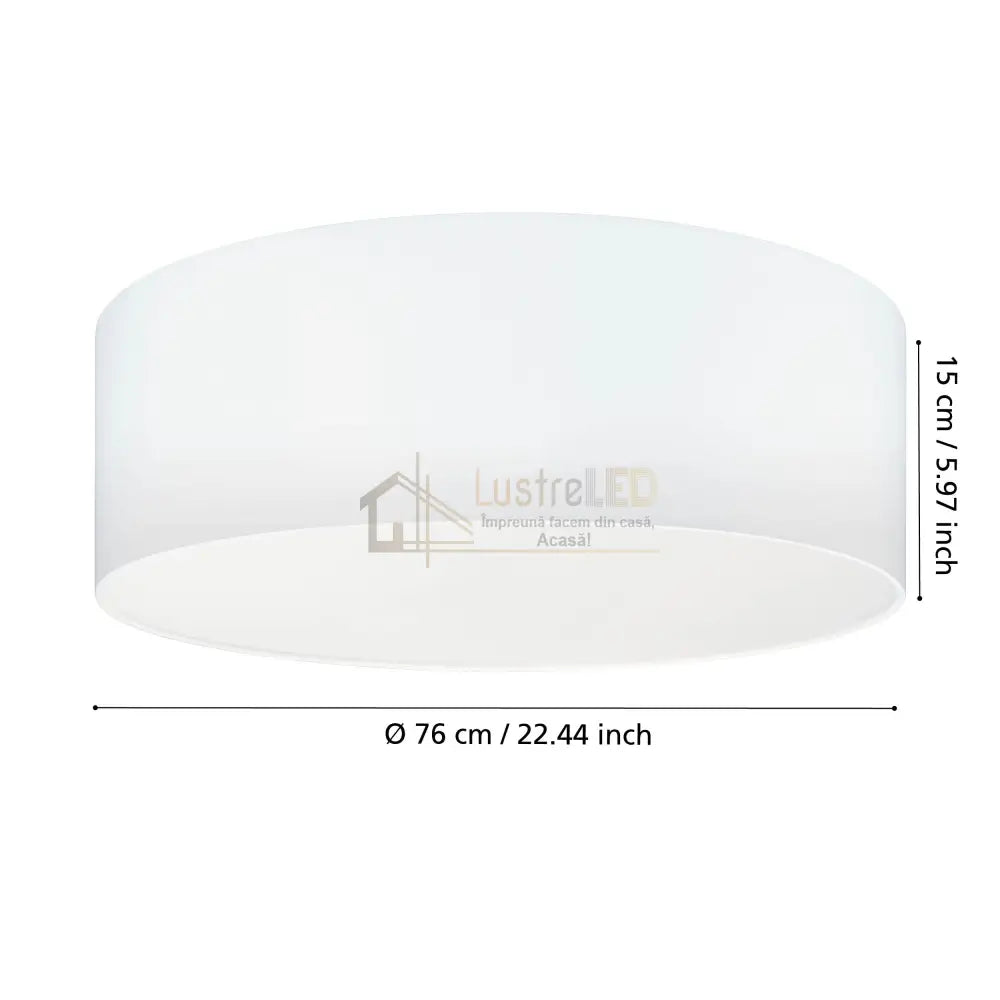 Plafoniera PASTERI White Rotunda 76CM APLICA PERETE / TAVAN / 76CM led ceiling light