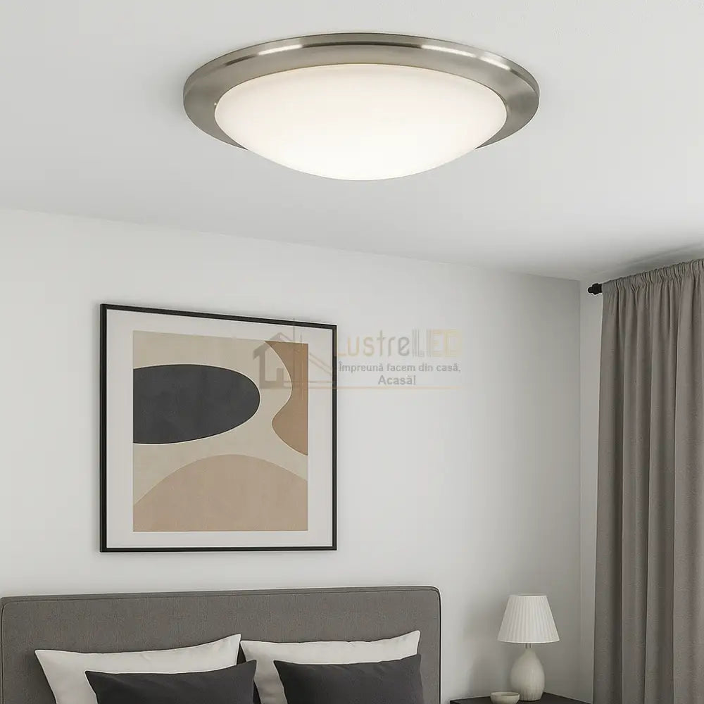 Plafoniera PLANET Silver Rotunda 29CM APLICA PERETE / TAVAN / 25CM led ceiling light
