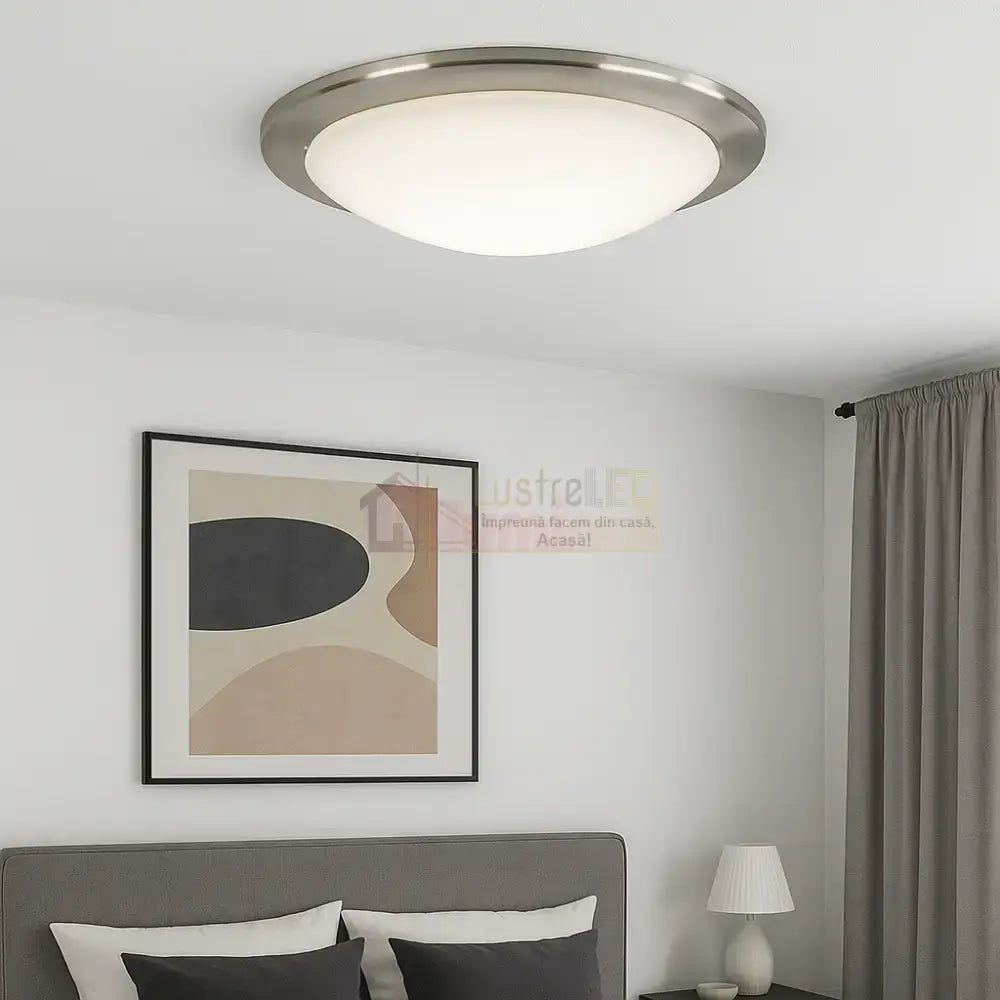 Plafoniera PLANET Silver Rotunda 29CM APLICA PERETE / TAVAN / 25CM led ceiling light