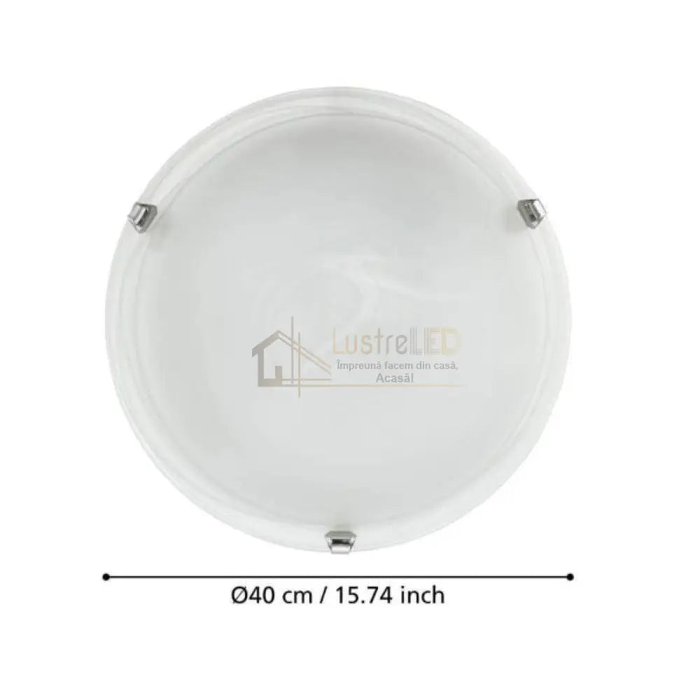 Plafoniera SALOME Silver Rotunda 40CM APLICA PERETE / TAVAN / 40CM led ceiling light