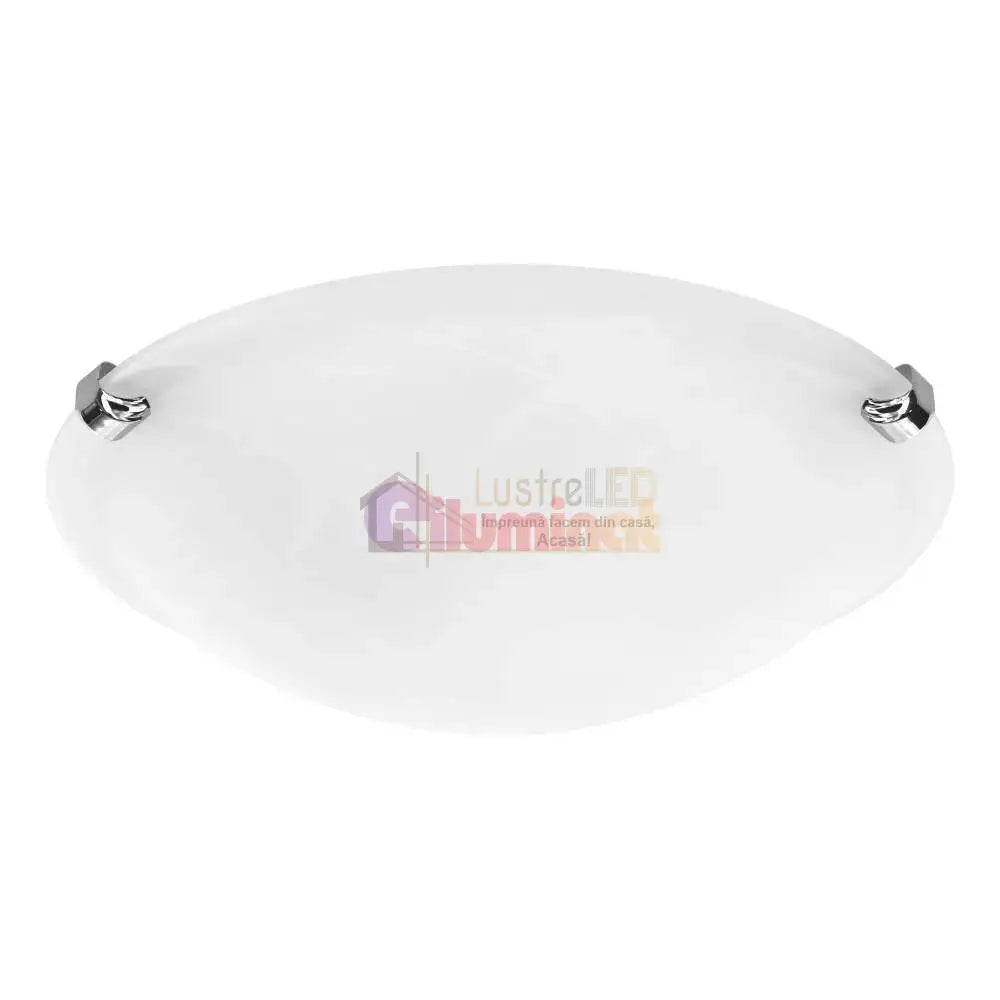 Plafoniera SALOME White & Silver Rotunda 30CM APLICA PERETE / TAVAN / 30CM led ceiling light