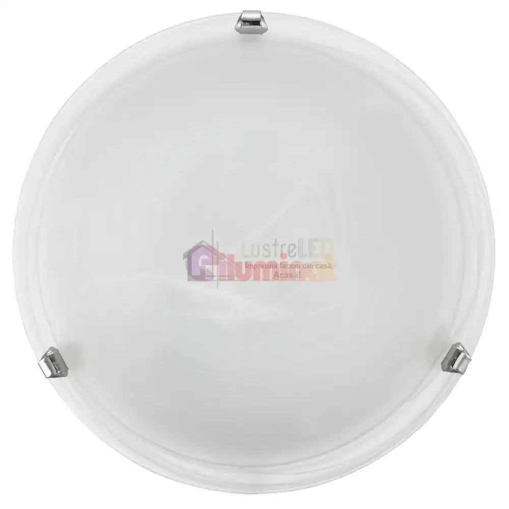 Plafoniera SALOME White & Silver Rotunda 30CM APLICA PERETE / TAVAN / 30CM led ceiling light