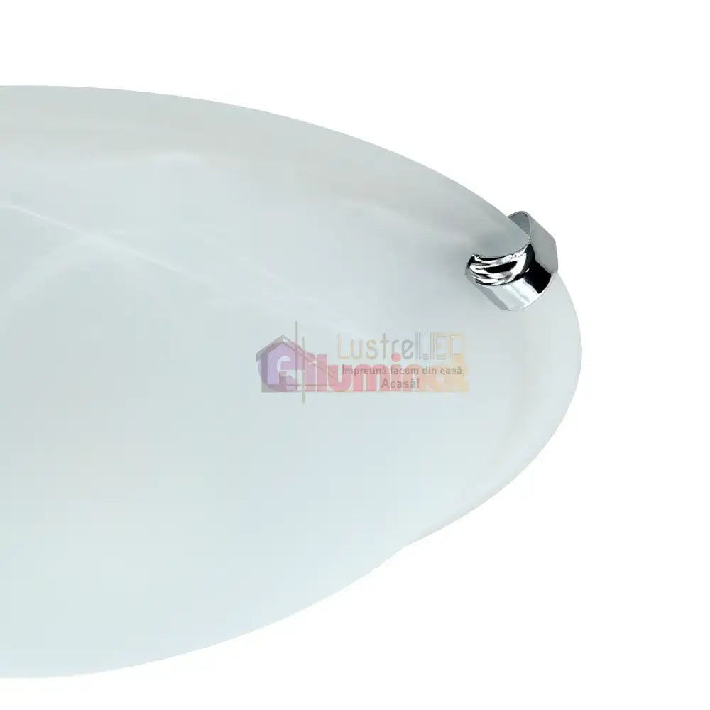 Plafoniera SALOME White & Silver Rotunda 30CM APLICA PERETE / TAVAN / 30CM led ceiling light