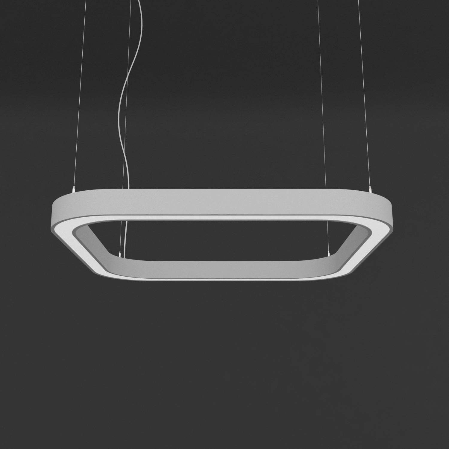 Lustra LED QuadraLine Gri 139W CCT