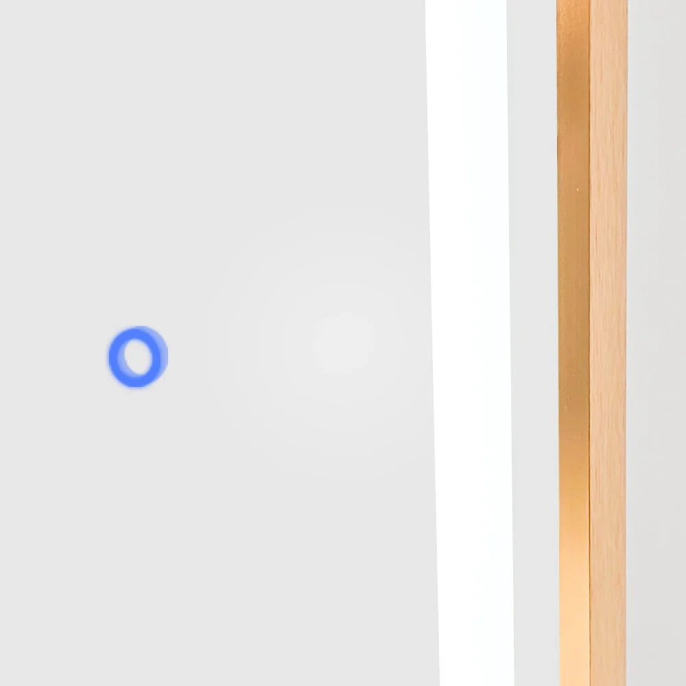 Oglinda LED FELOP Ovala Gold 160x50cm Touch si 3 Lumini