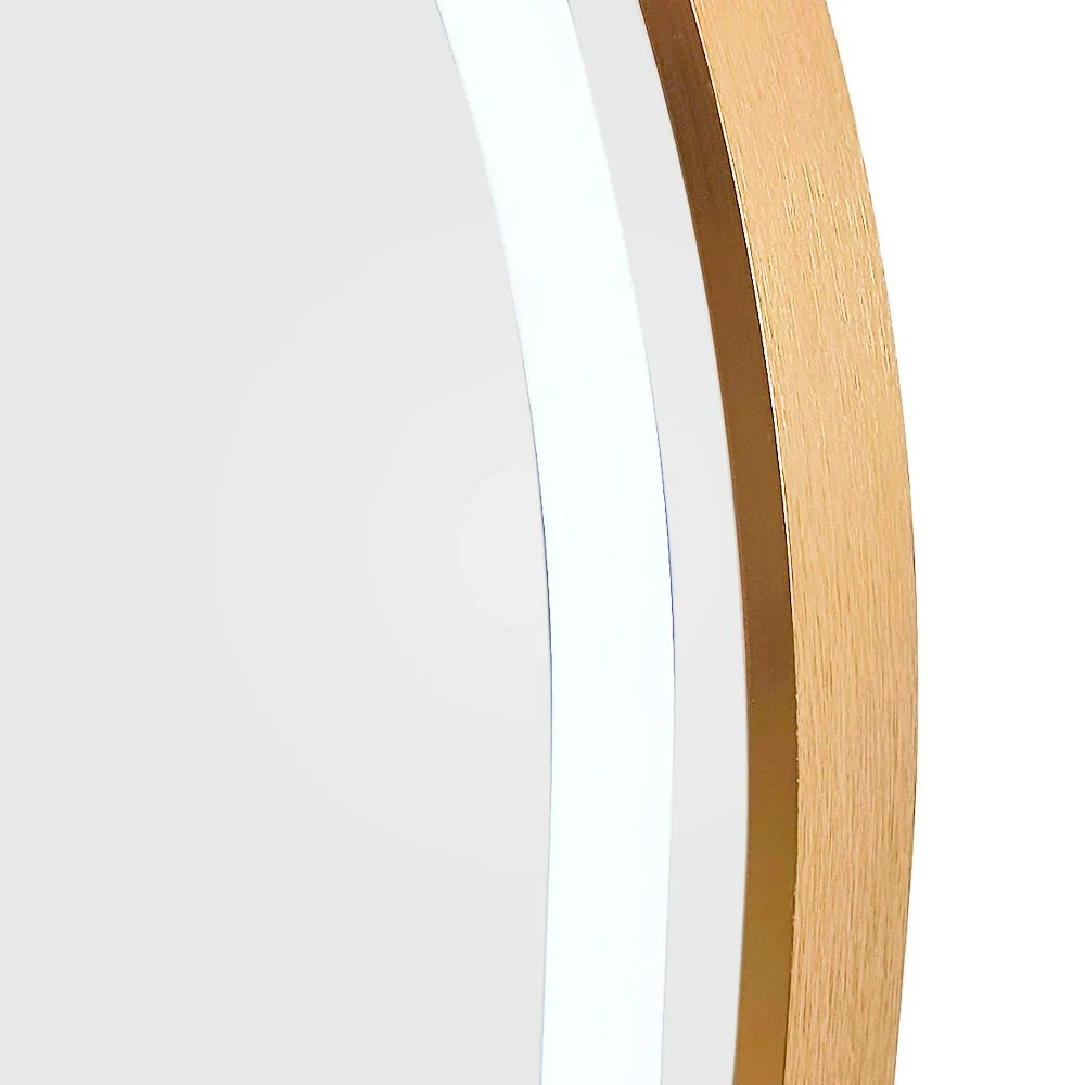 Oglinda LED FELOP Ovala Gold 160x50cm Touch si 3 Lumini