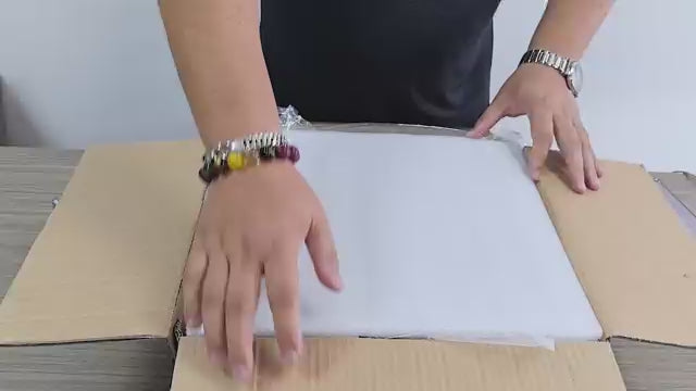Încarcă videoclipul: Lustra LED Anemone cu Ventilator si Telecomanda Echivalent 400W