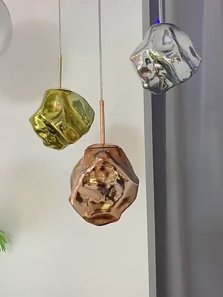 Încarcă videoclipul: Pendul Luxury Rose Gold ZELERIS 1xE27