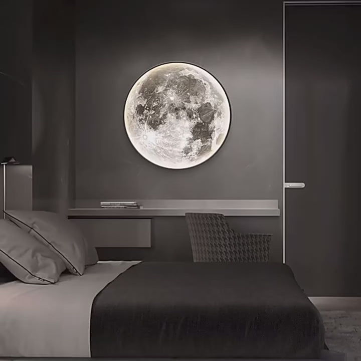 Încarcă videoclipul: Plafoniera LED 33cm Dark MOON Echivalent 150W