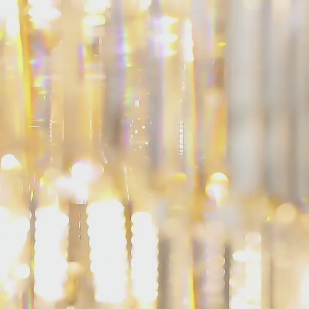 Încarcă videoclipul: Candelabru Cristal Gold Imperator 180cm