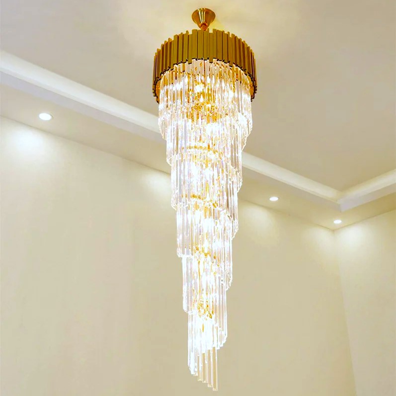 Candelabru Cristal GLORY GOLDEN LUXURY 180cm