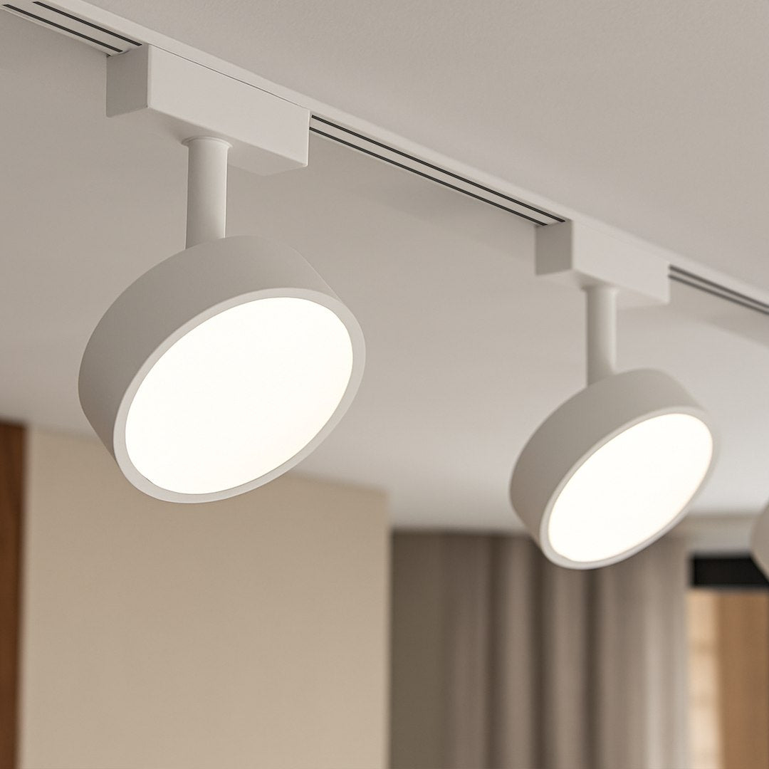 Spot LED Magnetic Rotund Premium Hyper White 9W | ⌀9.5CM | 24V | 3 Tipuri de Lumina