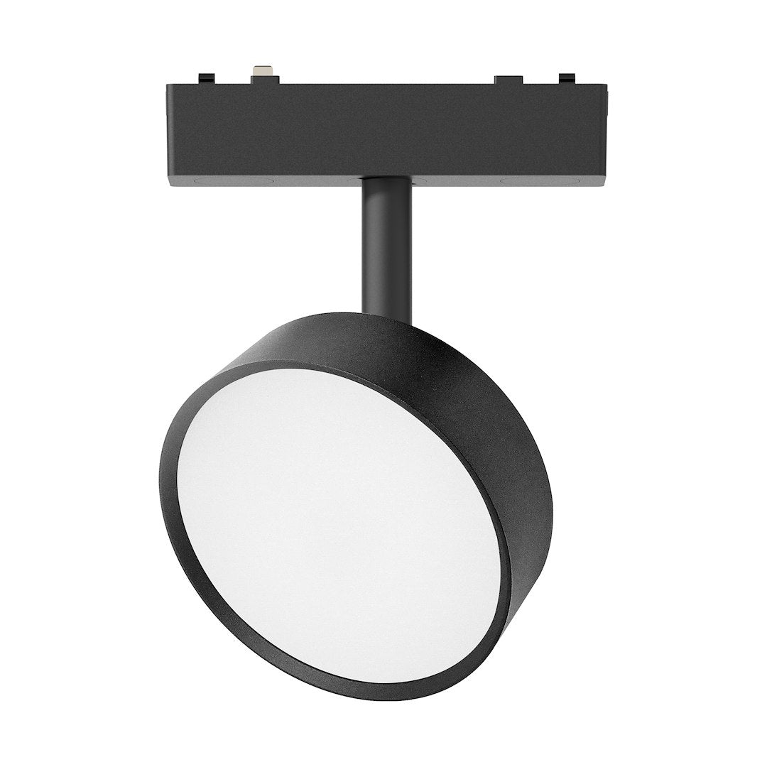 Spot LED Magnetic Rotund Premium Hyper Black 9W | ⌀9.5CM | 24V | 3 Tipuri de Lumina