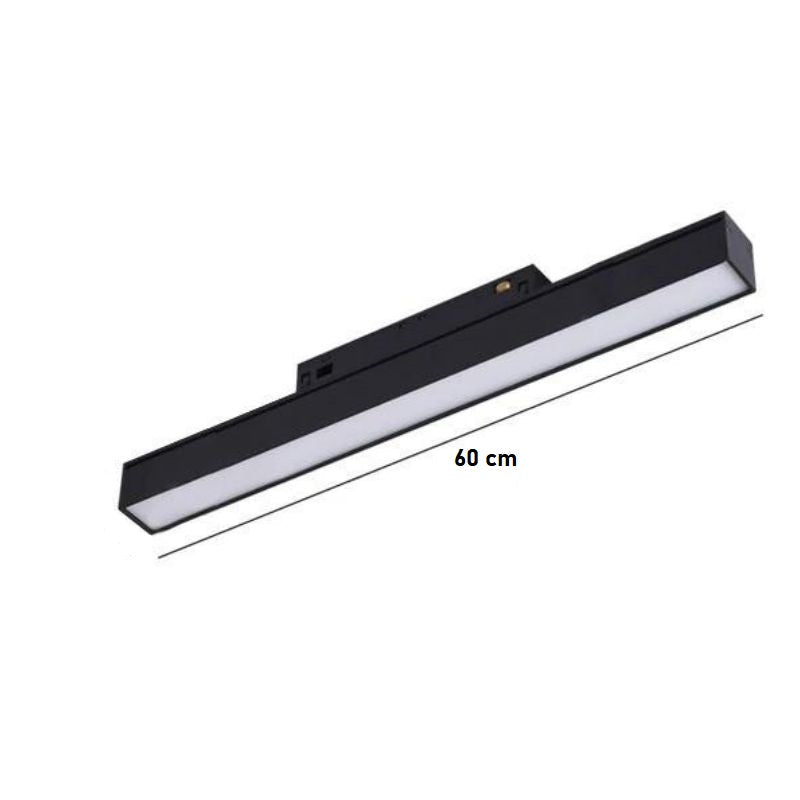 Spot LED 20W 60cm Magnetic Negru Liniar Mat