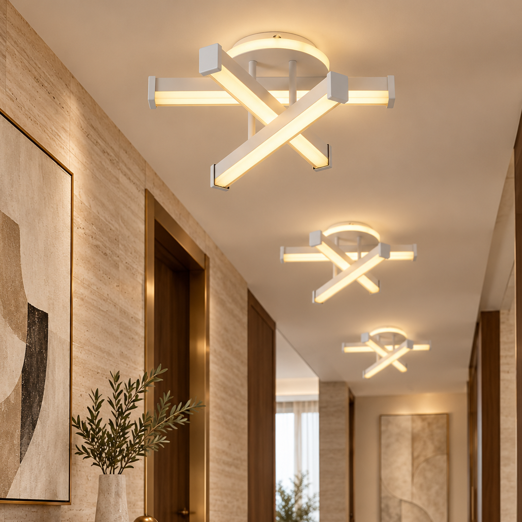 Aplica LED LINNES CIRCLE 52W Alba Echivalent 300W