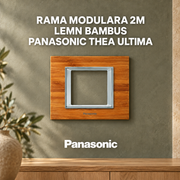 Rama Modulara 2M Lemn Bambus Panasonic Thea Ultima