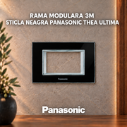 Rama Modulara 3M Sticla Neagra Panasonic Thea Ultima