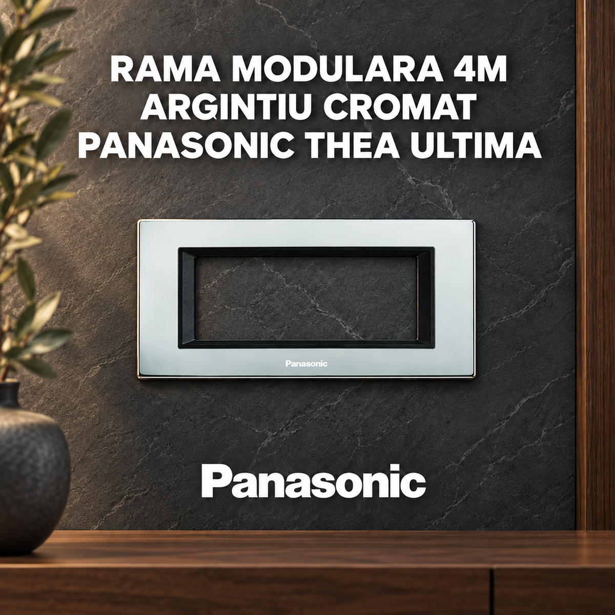 Rama Modulara 4M Chrome Panasonic Thea Ultima