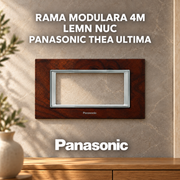 Rama Modulara 4M Lemn Nuc Panasonic Thea Ultima